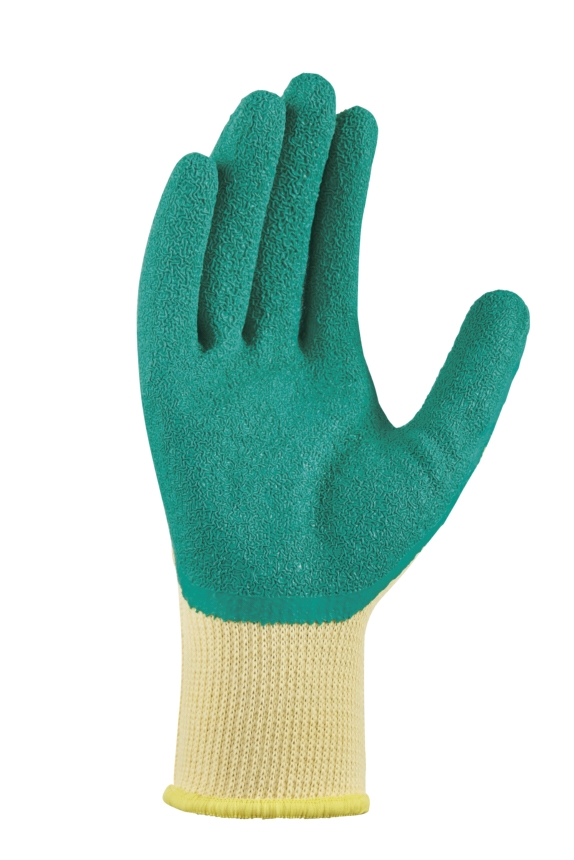 teXXor Seviye 2 Kesilmez Eldiven, Sarı/Yeşil Polyester