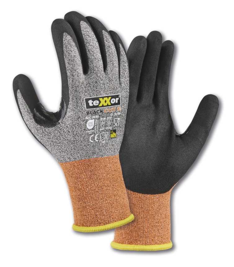 teXXor Black Cut E Kesilme Korumalı Eldiven