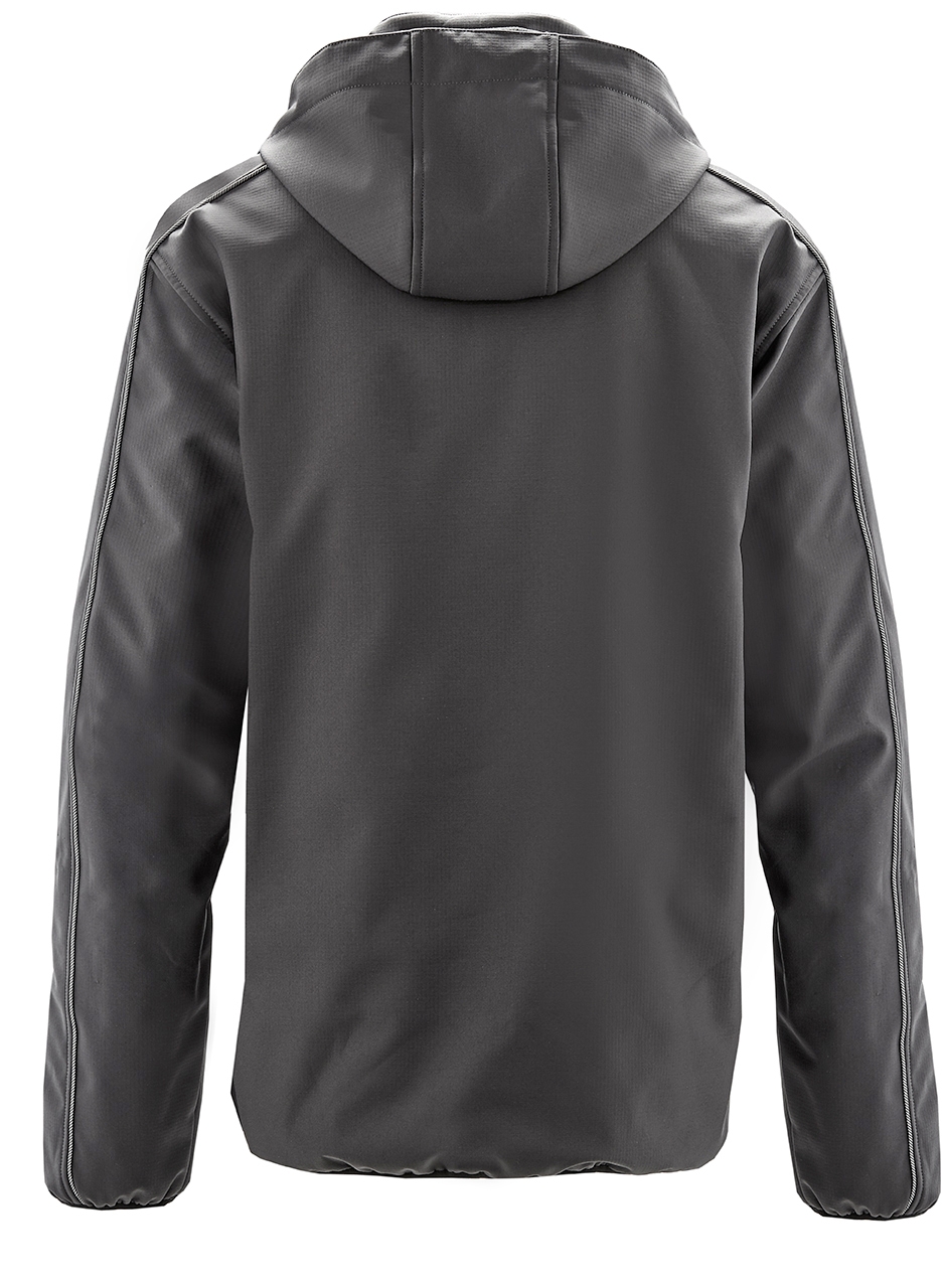 4PROTECT® KNOXVILLE Kışlık Softshell Ceket, Gri/Siyah