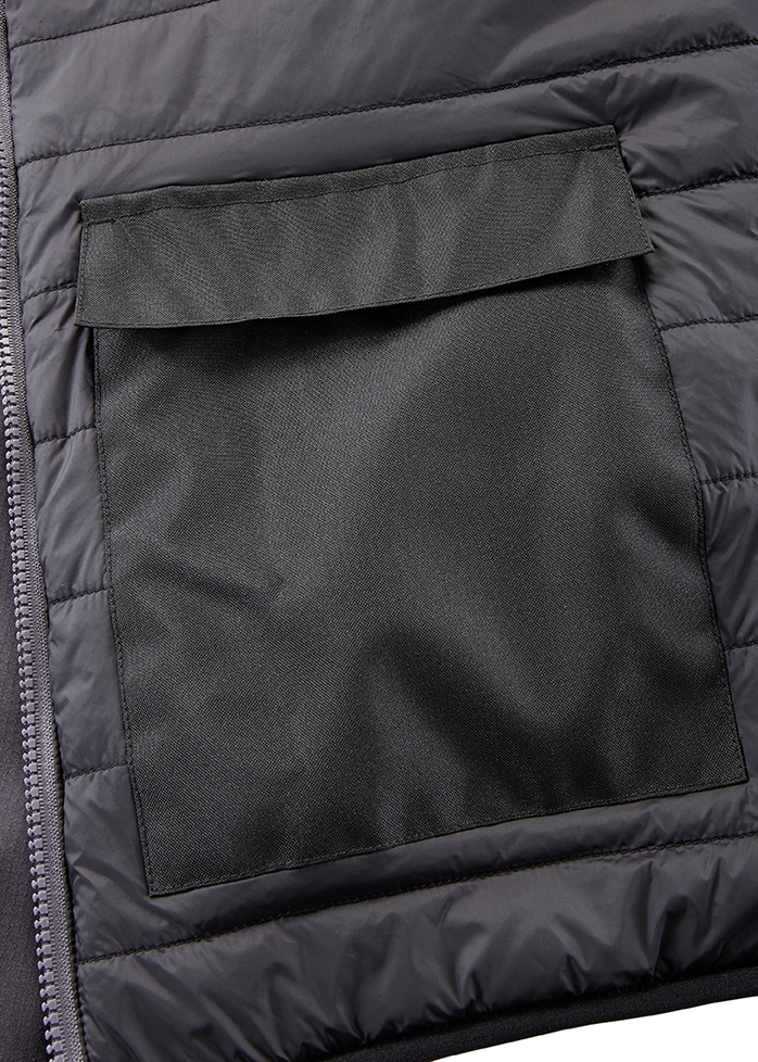 4PROTECT® KNOXVILLE Kışlık Softshell Ceket, Gri/Siyah