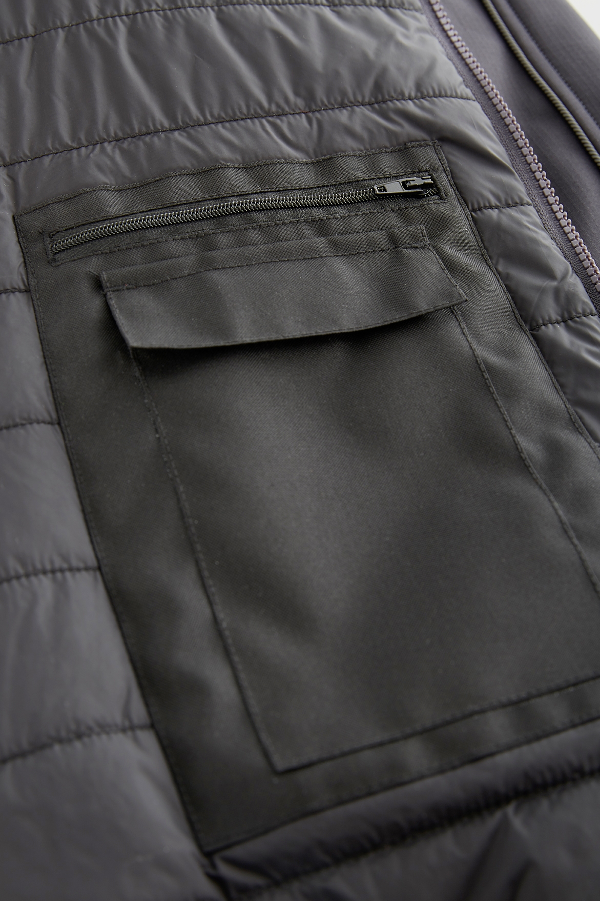 4PROTECT® KNOXVILLE Kışlık Softshell Ceket, Gri/Siyah