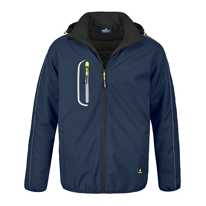 4PROTECT® KNOXVILLE Kışlık Softshell Ceket, Lacivert