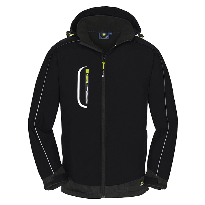 4PROTECT® MONTANA Softshell Mont, Siyah