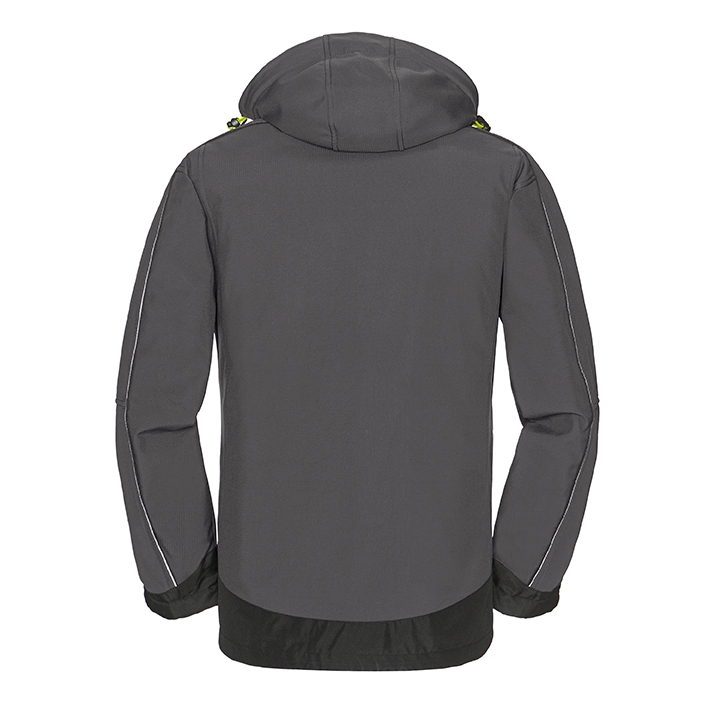 4PROTECT Softshell Mont MONTANA, Gri/Siyah