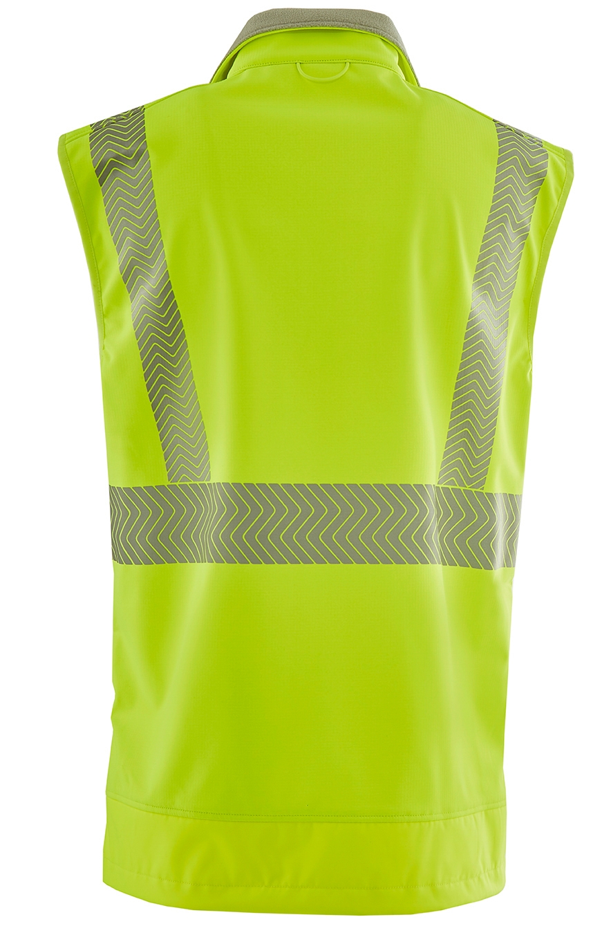 4PROTECT Softshell Yelek PARAMUS, Neon Sarı