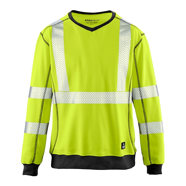 4PROTECT UV Sweatshirt COLUMBUS, Neon Sarı