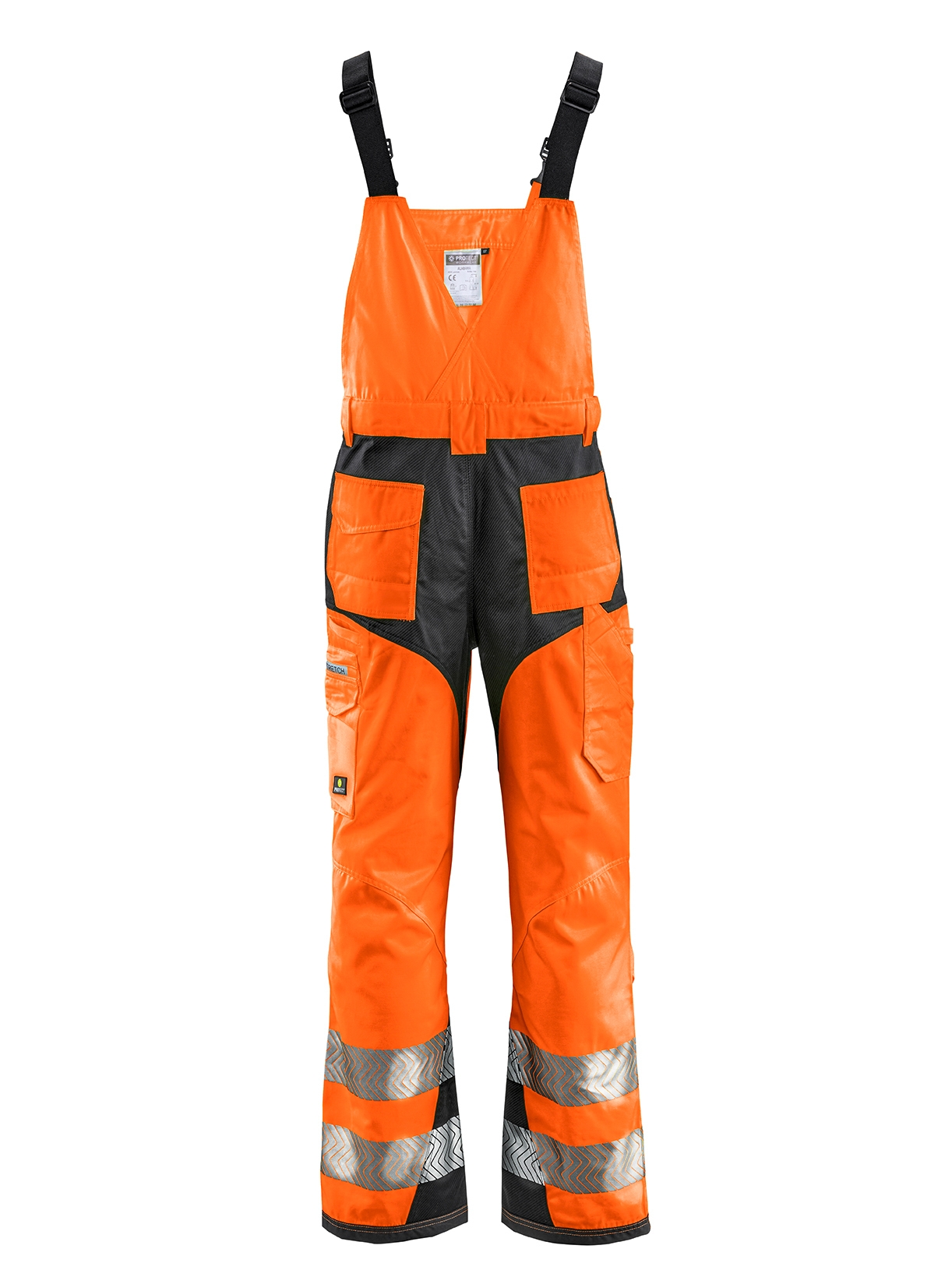 4PROTECT® ALABAMA Salopet, Neon Turuncu/Gri