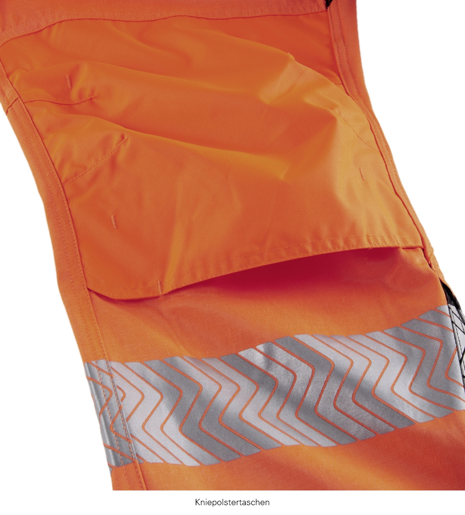 4PROTECT® TENNESSEE Pantolon, Neon Turuncu/Gri