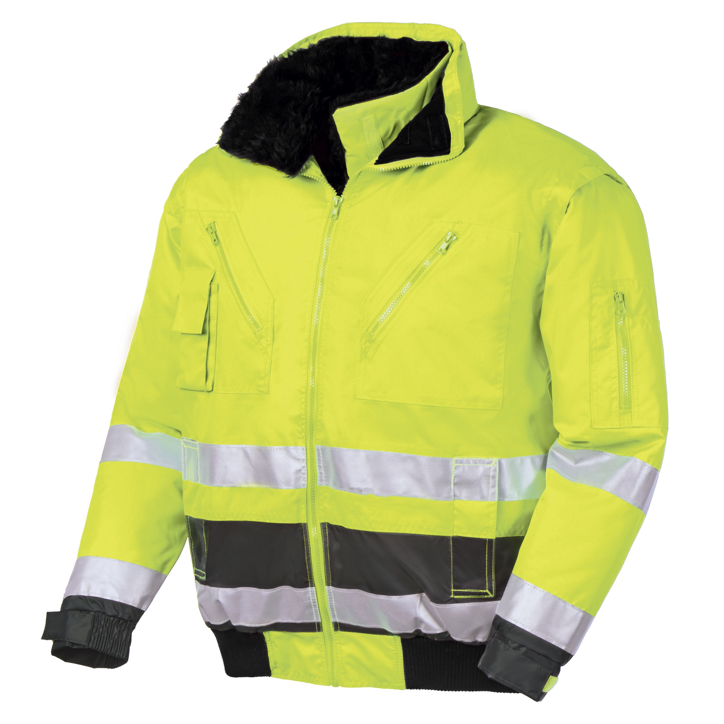 teXXor VANCOUVER Pilot Ceketi, Neon Sarı/Gri