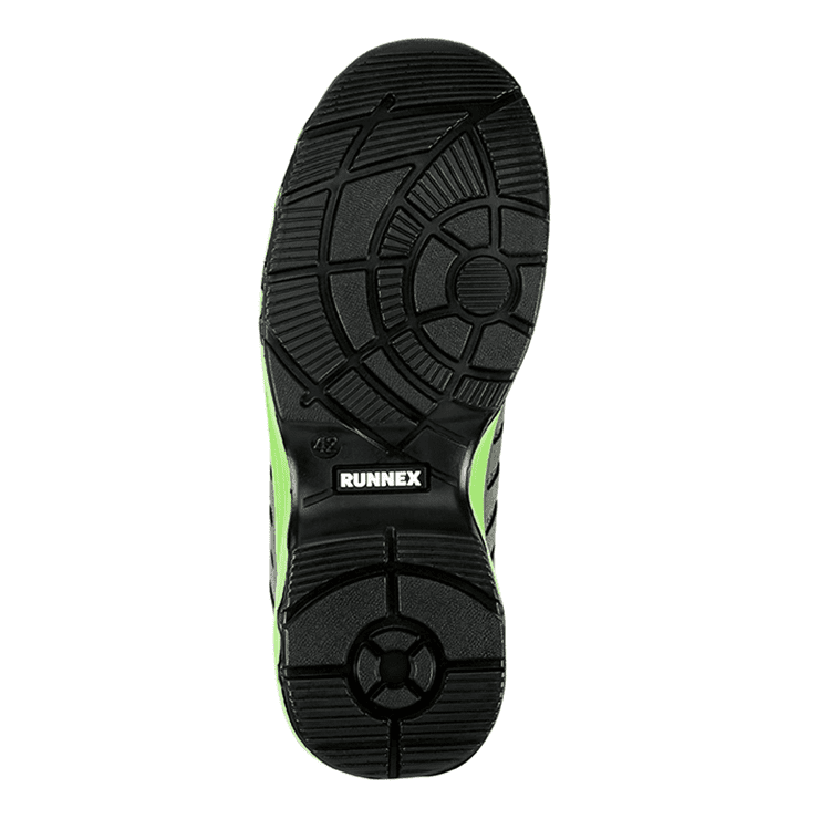 RUNNEX S1P ESD FlexStar İş Güvenliği Ayakkabısı - Gri/Yeşil Tonları
