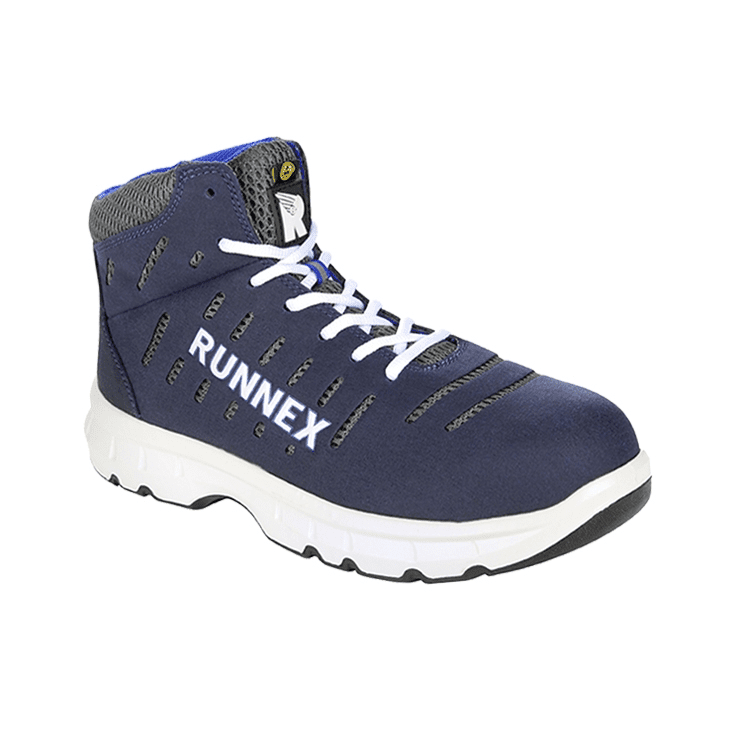 RUNNEX S1P ESD FlexStar Safety Boot Mavi/Beyaz