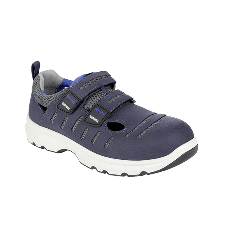 RUNNEX FlexStar S1P ESD Sandalet - Mavi Beyaz