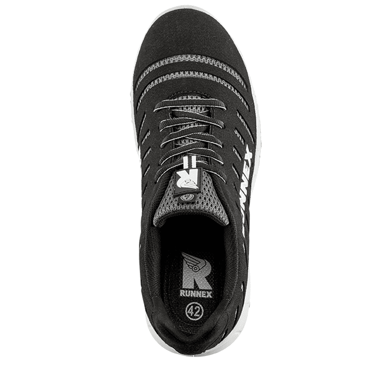 RUNNEX FlexStar S1P ESD Güvenlik Ayakkabısı, Siyah-Beyaz