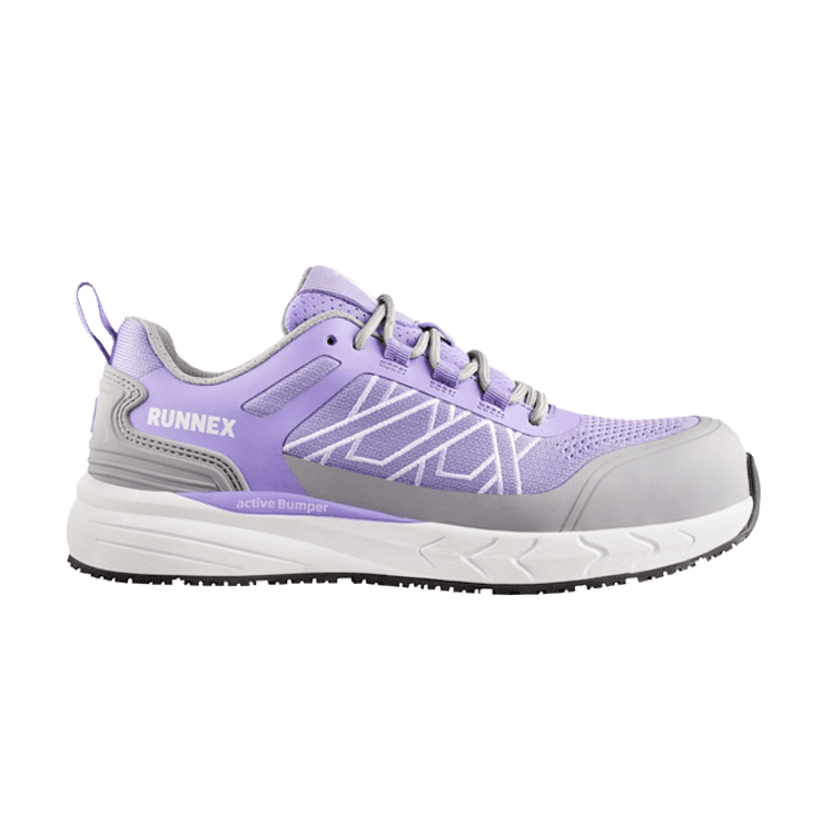 RUNNEX S1PS Kadın ESD GirlStar Ayakkabı, Mor/Gri