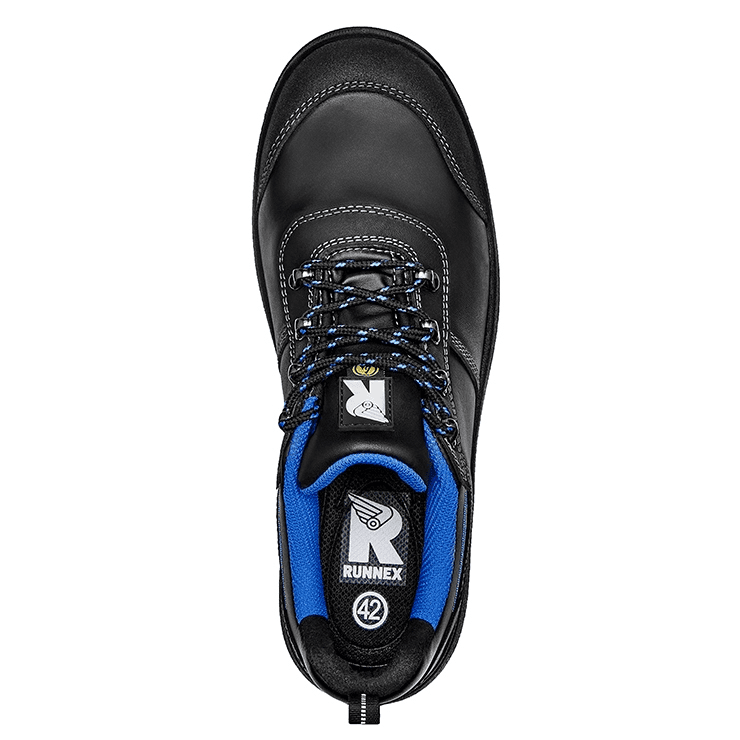 RUNNEX TeamStar 5207 S2 ESD Güvenlik Ayakkabısı, Siyah-Mavi