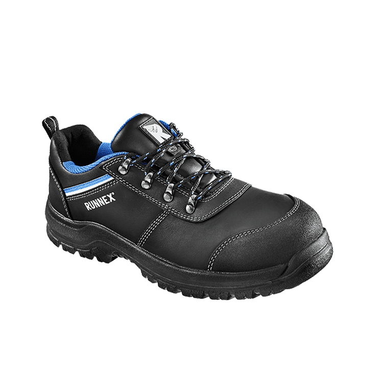 RUNNEX TeamStar 5207 S2 ESD Güvenlik Ayakkabısı, Siyah-Mavi